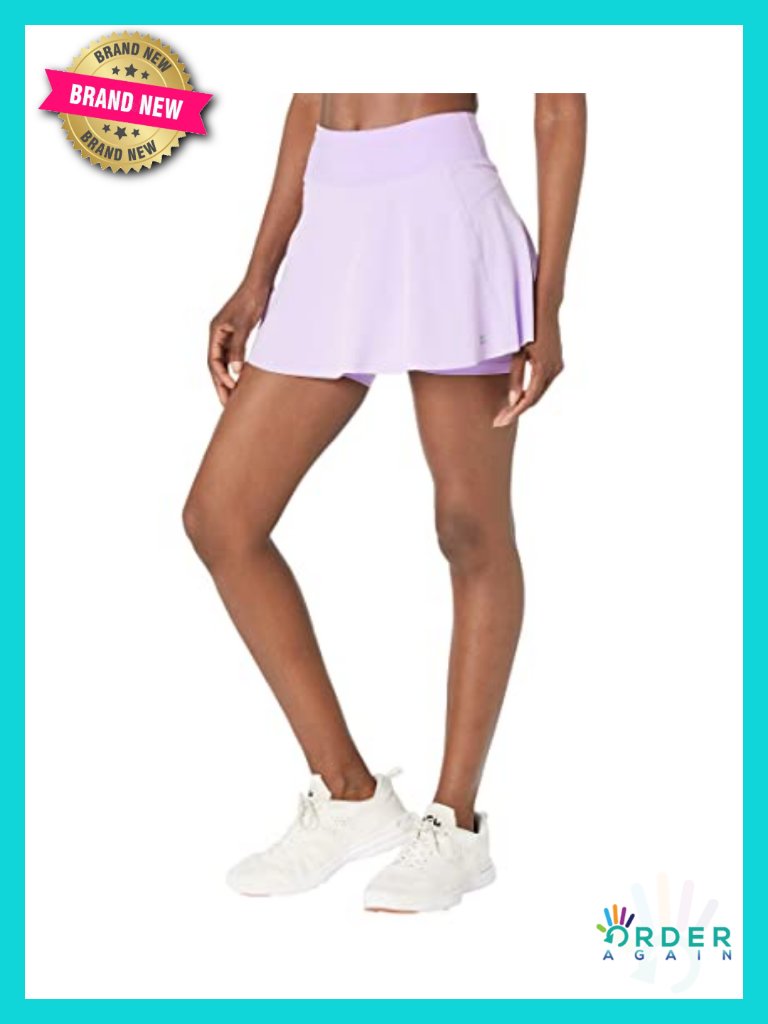 Performance Tennis Skort With Sweat-Wicking Fabric